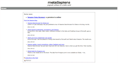 Desktop Screenshot of metasapiens.com